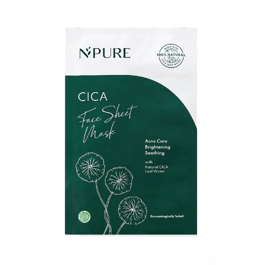 Cica Face Sheet Mask – Solusi Perawatan Kulit Sensitif yang Menenangkan