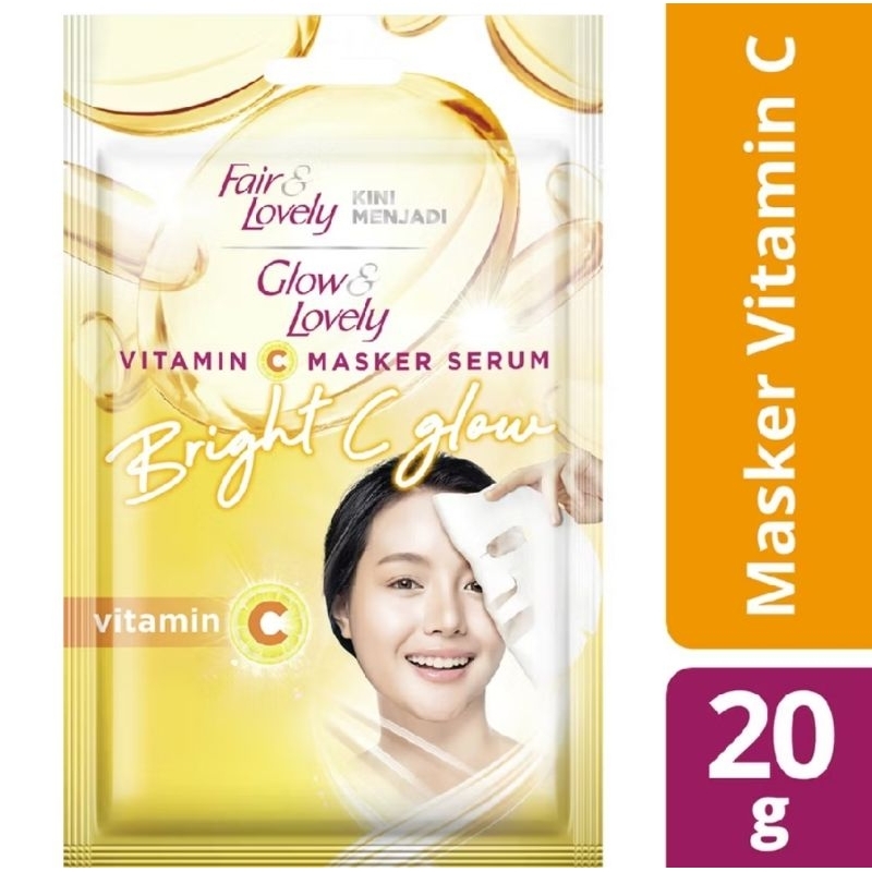 Glow & Lovely Vita Glow Sheet Mask – Kunci Kulit Cerah dan Bercahaya Setiap Hari