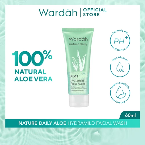Review Lengkap Facial Wash Aloe Hydramild dari Skincare Nature Daily