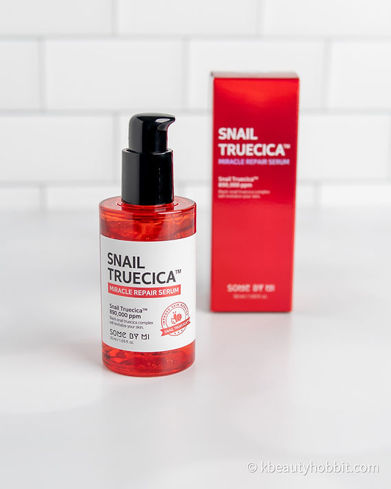 Review Serum Snail Truecica Miracle Repair dari SOME BY MI