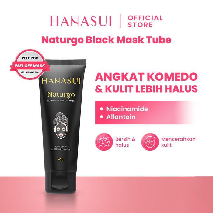 Hanasui Naturgo Peel Off Mask Hitam: Perawatan Kulit Mudah dan Efektif