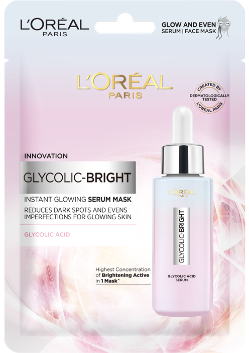 Mask Serum Pencerah Instan Berbahan Glycolic untuk Kulit Cerah