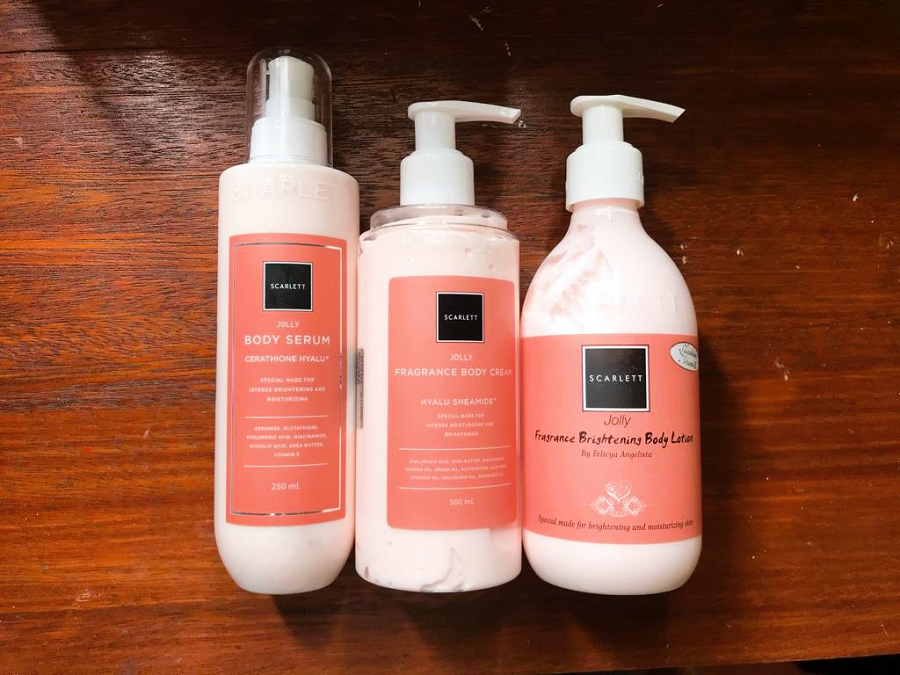 Review Lengkap Lotion Scarlett Whitening Jolly Fragrance Body Cream