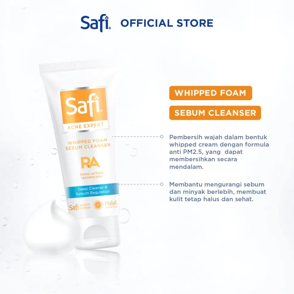 Review Safi Terbaik: Sabun Busam Pembersih Acne Expert Whipped Foam