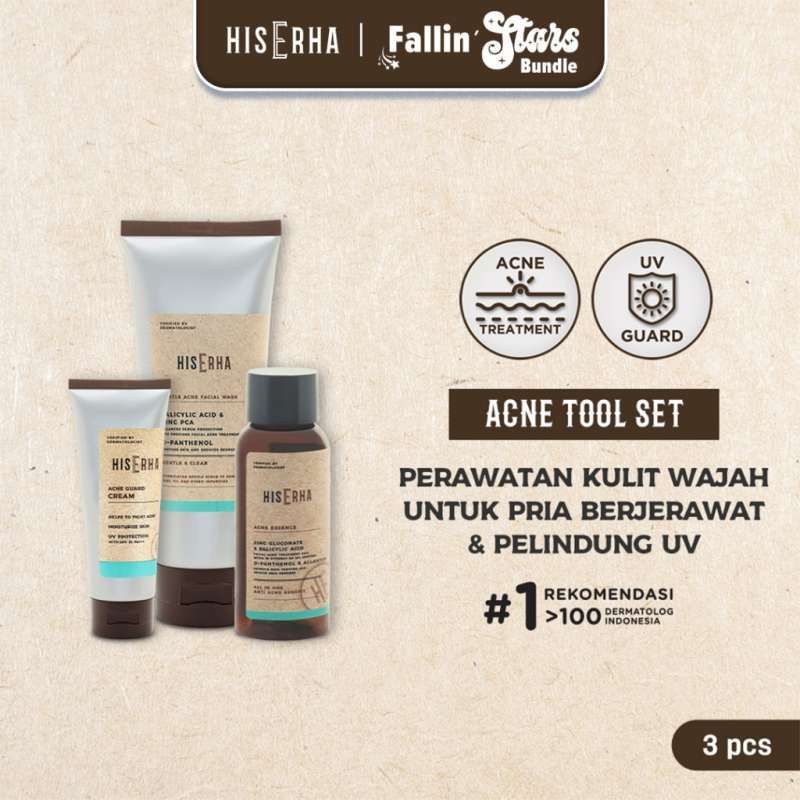 Skincare Cowok HIS ERHA: Mantools Set Perawatan Jerawat Terbaik